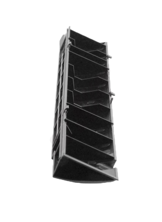 W10701697 - Genuine OEM Whirlpool Microwave Vent Grille, Black